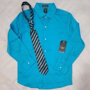 Boys Dockers Dress Shirt and Tie